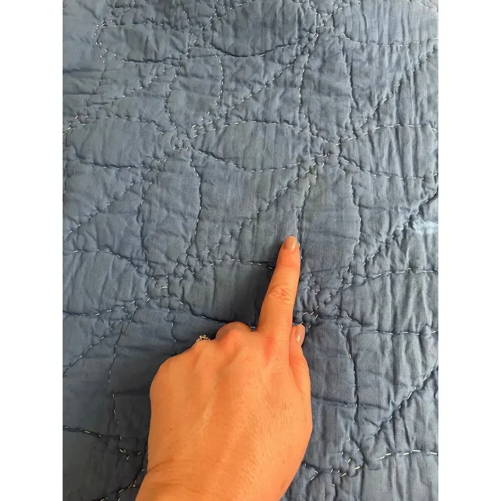 Queen Size Handmade Quilt Bright Colorful